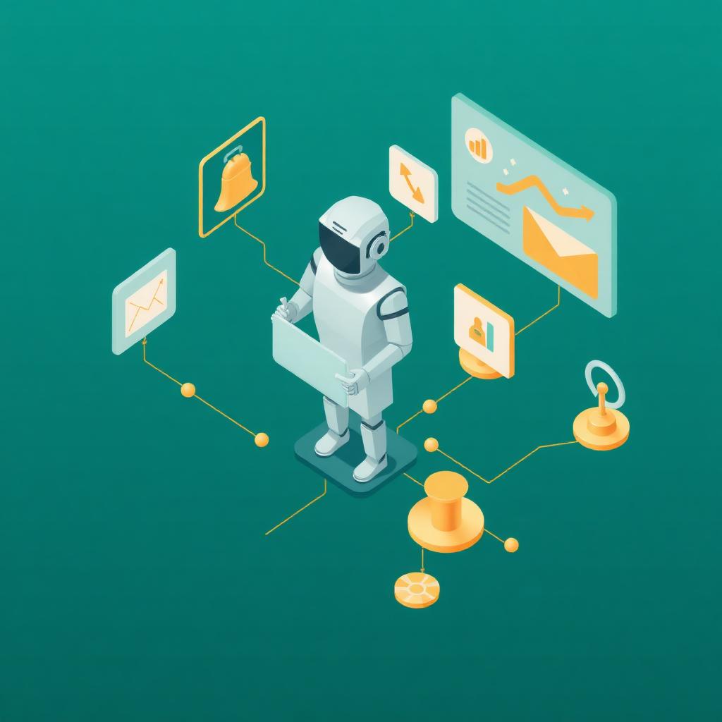 Illustration de l'article de blog : Votre ERP qui vous envoie chaque matin les clients à relancer et les ruptures de stock à venir — ce que l'IA agentique change concrètement